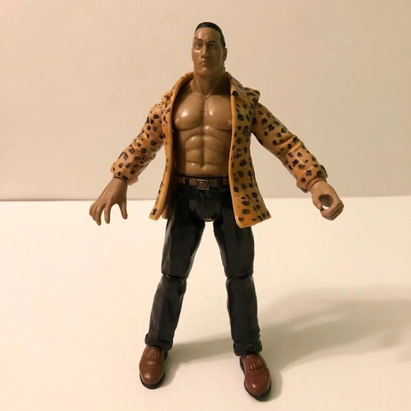 1999 WWE  WWF Jakks Pacific The Rock Titan Tron Live Action FIgure - Picture 2 of 9